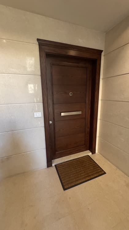 Phone photograph of the front door